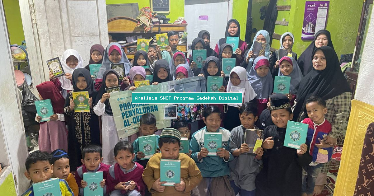 Analisis SWOT Program Sedekah Digital